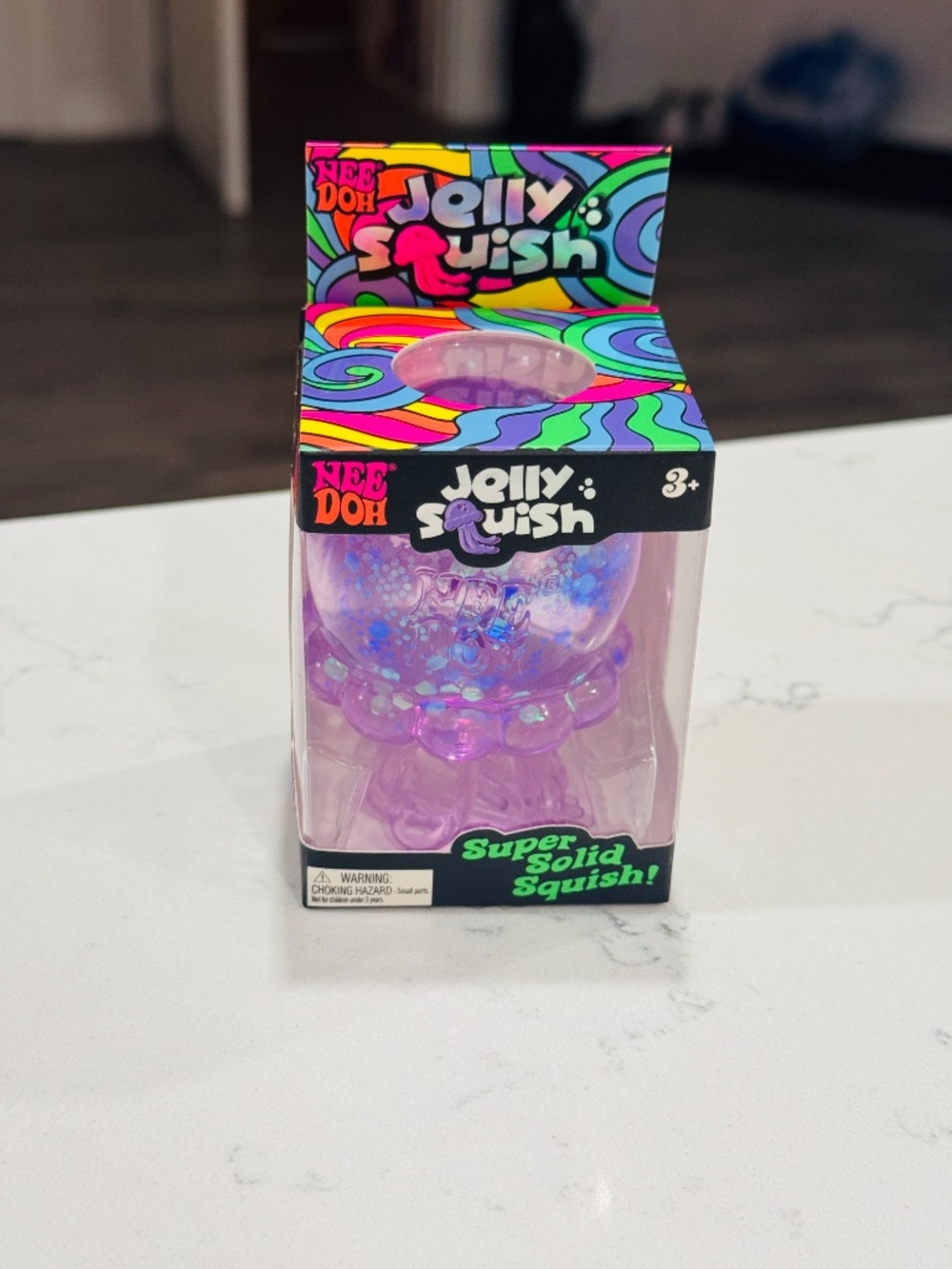 Schylling - Needoh Jelly Squish, Purple Colour, Brand New in Original Packaging!